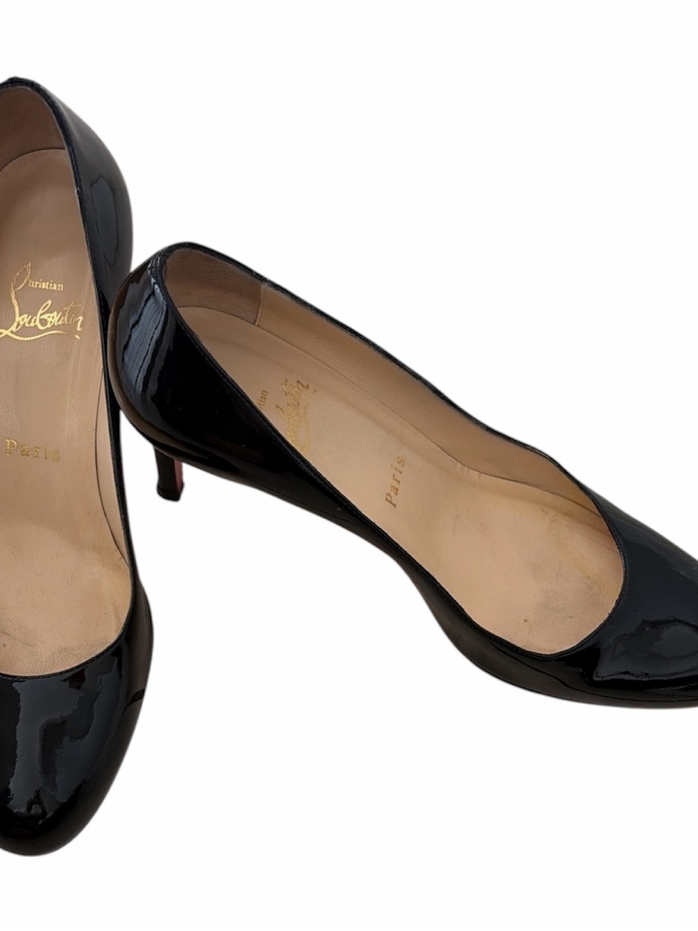 Christian Louboutin Black Patent Leather Classic Pump
